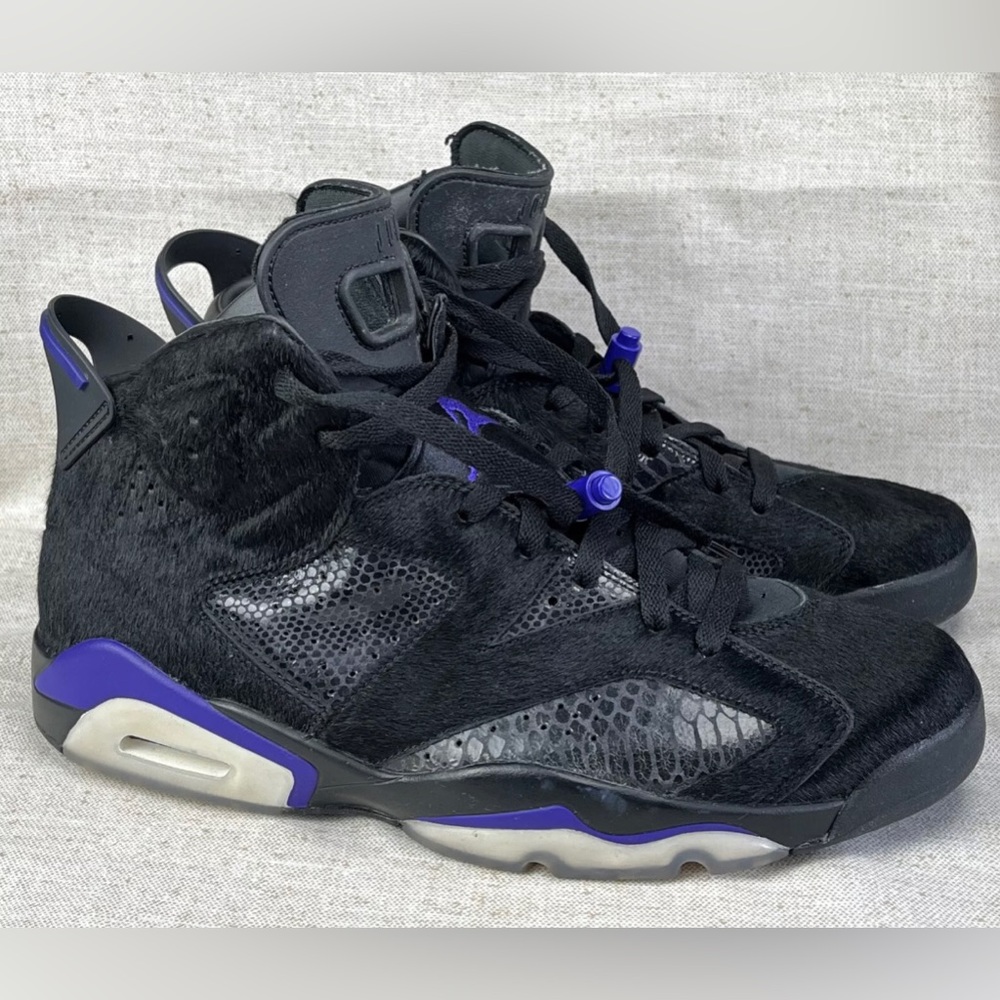 Nike Air Jordan Social Status x Air Jordan 6 Retro Pony Hair AR2257-005 Size 12